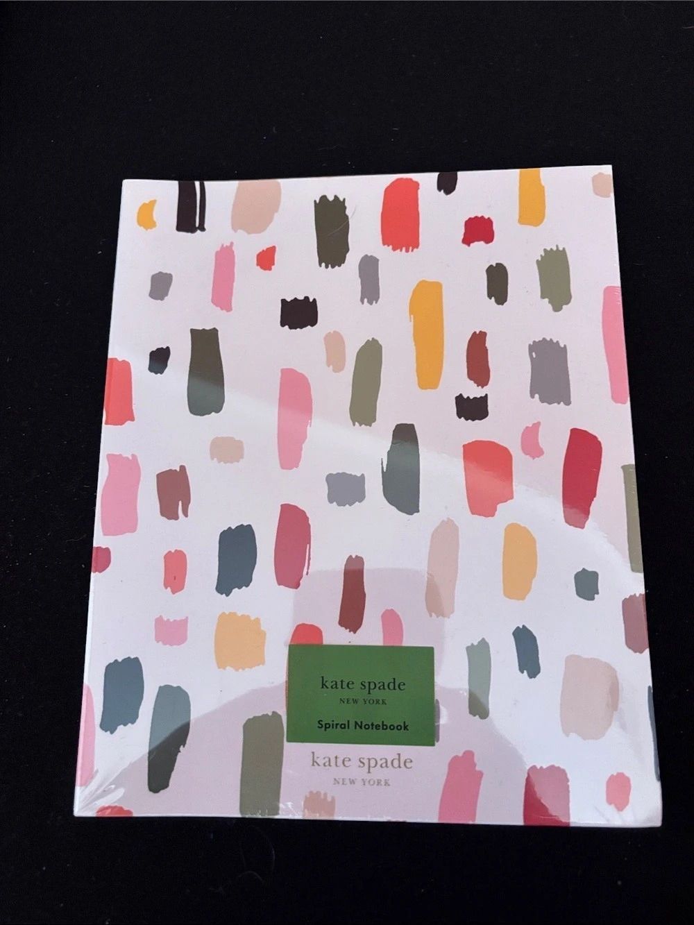 kate spade Pointilly Strokes Spiral Notebook Abstract Spiral Notebook NWT